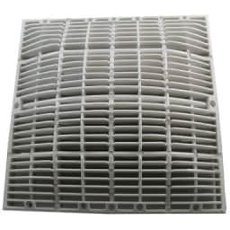 12"x12" Grate Only, White, ANSI OK