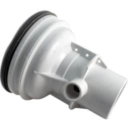 Old Faithful Jet, 2"SLIP Water x 1/2"SLIP Air, Straight Body, 5 Scalloped, Gray, 90GPM