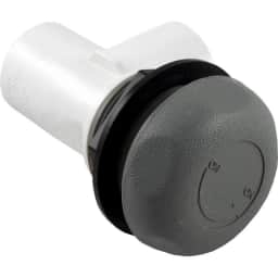 1" On/Off Valve, Single Port, Gray