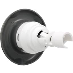 Jet, Large Face Poly Storm Internal, Twin Roto, 5-Pt Scallop, 4" Gray