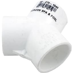 120 Degree WYE, (3) 1" SLIP