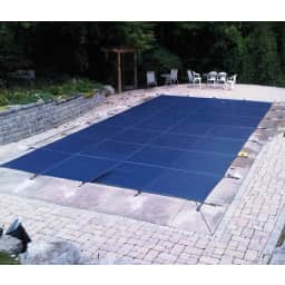 16'x40' Royal Mesh, Rectangle Safety Cover, Blue, 15 Yr. Warranty