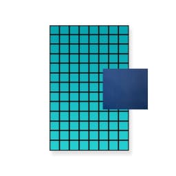 20'x44' King Light Weight Solid Rectangle Safety Cover, Blue, 20 Yr. Warranty