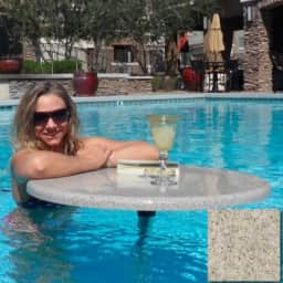 Pool and Spa Table - Pebble