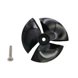 Dolphin Impeller with Screw, Black