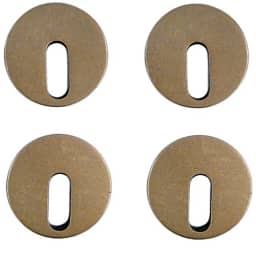 Deck Jet Coverplate Bronze 4/pk
