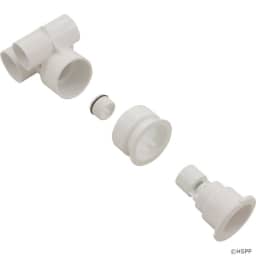 Jet Body, Poly Storm Gunite, 1-1/2"x2" Tee, White