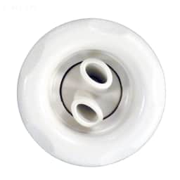 5-Scallop Twin Roto Thread In Poly Storm Gunite Jet Internals White