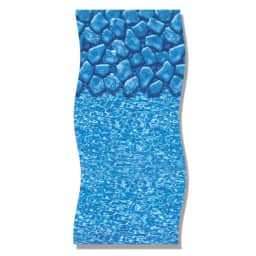 27' Round  Boulder Swirl Overlap Liner, 48-52" Depth (SG)