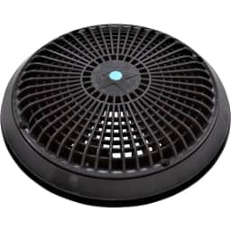 10" Universal Round Main Drain Cover with Universal Adapter Kit, Black