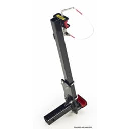 SS POWDERCOATED TRUCK MOUNT WITH URETHANE CUSHIONS FOR LARGE SERVICE CART