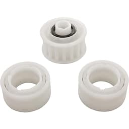 2 Pack Guide Wheels with 1 Pulley Gear