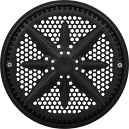 8" StarGuard Main Drain Cover with Long Ring, Black