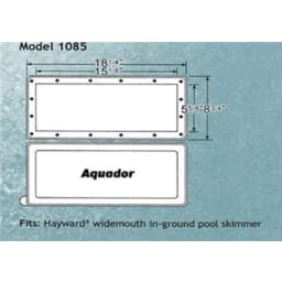 Replacement Snap On Cover Only Pool Skimmers- Fits Hayward SP1085 Skimmers