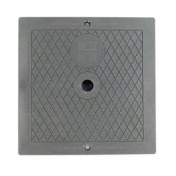 10-Inch Dark Gray Square Cover Replacement