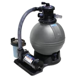 1 THP 2-Speed Pump with 19" Clearwater Sand Filter Complete Aboveground Pool Equipment System