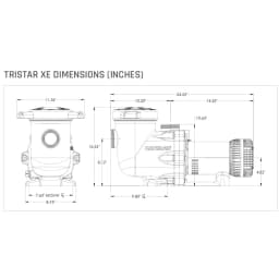 Tristar XE Variable-Speed Pool Pump 2.25 HP
