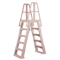 Slide Lock A-Frame Ladder, Taupe