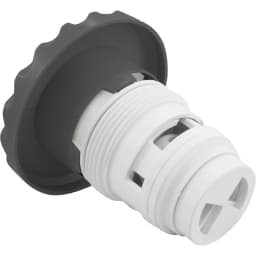 3.5" Dark Gray Spa Master Scalloped Twin-Spin Jet Internal