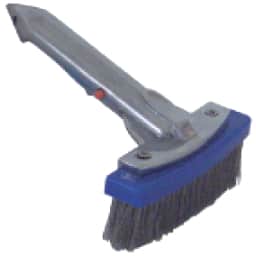 5" Classic Series Metal Handle Algae Brush, Straight, Stainless Steel Bristles