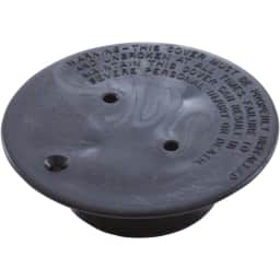 Black Adjustable Floor Inlet Fitting Cover Plate