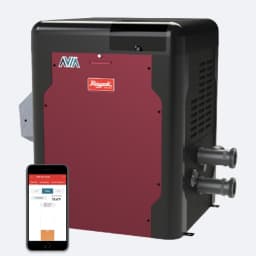 AVIA 264K BTU Propane Gas IID Low NOx Pool Heater with WiFi, Copper Tubing, 0-4500 Ft. Elevation, P-R264A-EP-C