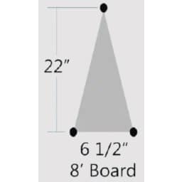3 Bolt Jig for 8' Board Base