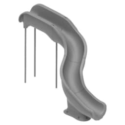 RT15 Pool Slide, Grey - Right Turn