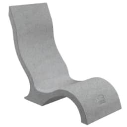Granite Gray Signature Chair For 0-9" Water Depth