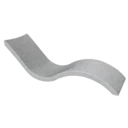 Signature Chaise by Ledge Lounger – Ergonomic In-Pool Lounger (0–9″ Shelf Depth), Granite Gray