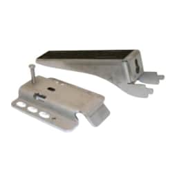 13" Stainless Steel Adjustable Walk-on Lid Bracket with Mounting Base