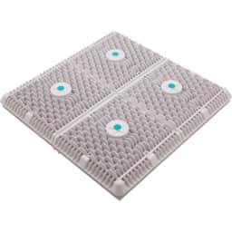 18" Square Wave Anti-Entrapment Suction Outlet Cover; White