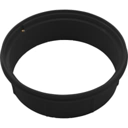 Bermuda Gunite Skimmer Deck Extension Collar; Black