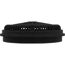 8" StarGuard Main Drain Cover with Long Ring, Black, 2 Pack