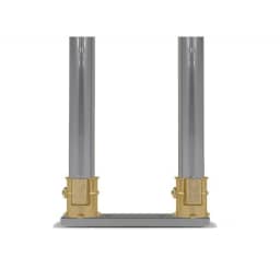3" Bronze Deck Anchor Channel with 8" Center