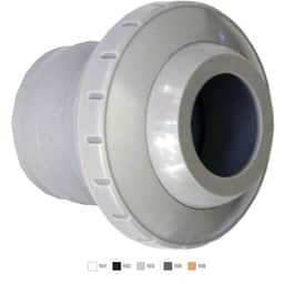 Three-Piece Directional Eyeball Fittings, 1-1/2" Knock-In, Light Gray