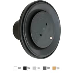 4" Floor Return Fitting, White