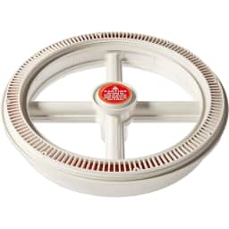 20" Full Circle Suction Cover with One-Port Sump White