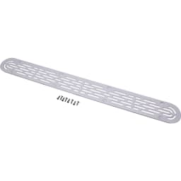 32'' White Channel Drain Flat Grate Suction Outlet Without Frame