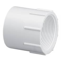 1/2" x 1/2" Slip x FPT SCH 40 PVC Female Adapter