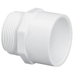 1/2" x 1/2" Slip x MPT SCH 40 PVC Male Adapter