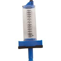 1.5" PVC 25-60GPM Top Mount Flowmeter