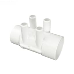 SP Manifold 2"S x 2" SPG (4) 3/4" Smooth Barb Ports