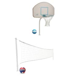 Deck Combo Pool Basketball & Volleyball Set