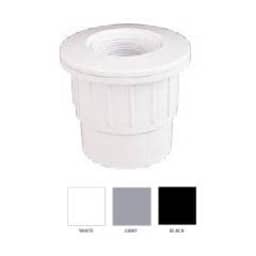 2" Socket x 2" Spigot Gray Fiberglass Wall Fitting and 3/4" Eyeball