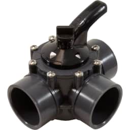 2" x 2-1/2" PSV Series 3-way Diverter Valve PVC