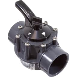 2" x 2 1/2" PSV Series 2-Way Diverter Valve PVC