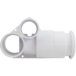 Spa Master 2-1/2" White Gunite Jet Body with Niche