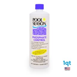 Phosphate Control – High-Strength Phosphate Remover for Swimming Pools – Treats Up to 3,000 ppb – 1 Quart