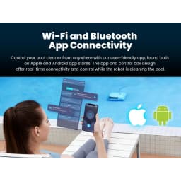 Hydro 4 Pool Robotic Pool Cleaner with WiFi, 50' Cord